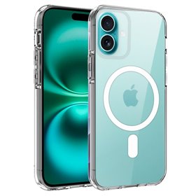 Capa COOL para iPhone 16 Plus Magnética Transparente