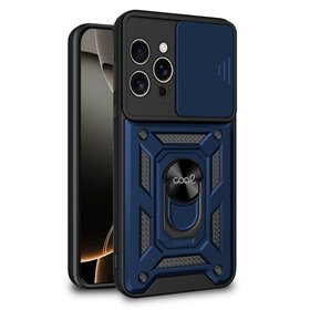 Capa COOL para iPhone 16 Pro Hard Ring Marinho