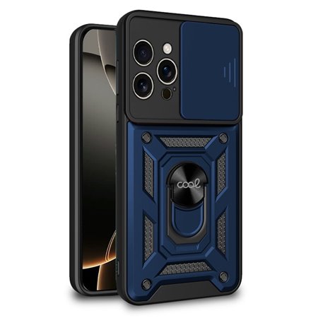 Capa COOL para iPhone 16 Pro Hard Ring Marinho