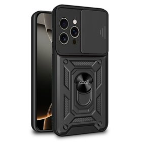 Capa COOL para iPhone 16 Pro Hard Ring Preto