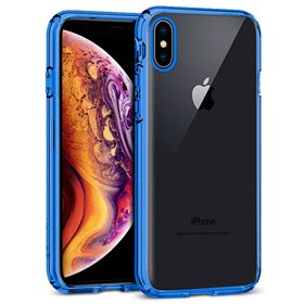 Capa COOL para iPhone XS Max Borda Metálica (Azul)