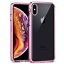 Capa COOL para iPhone XS Max Borda Metálica Rosa