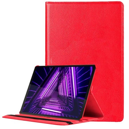 Capa COOL para Lenovo Tab M10 Plus / FHD Plus 2ª Gen / Tab K10 Couro Sintético Vermelho 10.3 polegadas