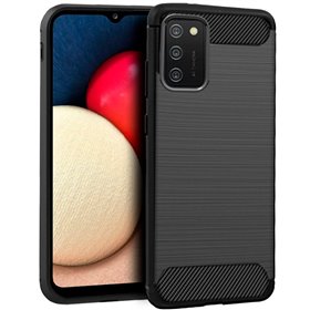 Capa COOL para Samsung A025 Galaxy A02s Carbono Preto