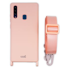 Capa COOL para Samsung A207 Galaxy A20s Fita Rosa