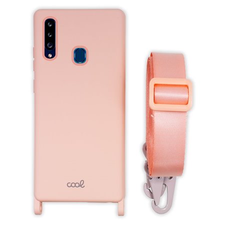 Capa COOL para Samsung A207 Galaxy A20s Fita Rosa