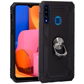 Capa COOL para Samsung A207 Galaxy A20s Hard Ring Preto