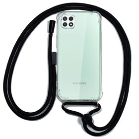 Capa COOL para Samsung A226 Galaxy A22 5G Cordão Preto