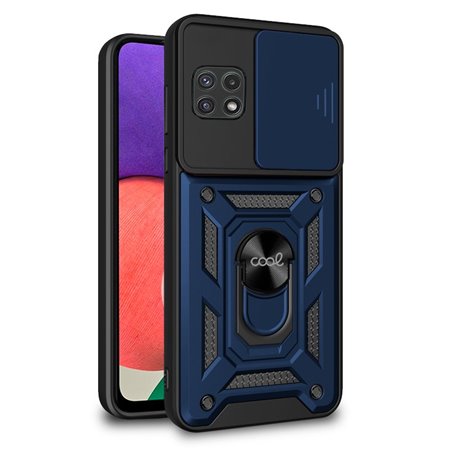 Capa COOL para Samsung A226 Galaxy A22 5G Hard Ring Marinho