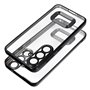 Capa COOL para Samsung A266 Galaxy A26 5G Borde Metálico (Preto)