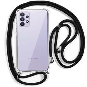 Capa COOL para Samsung A326 Galaxy A32 5G Cordão Preto