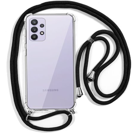 Capa COOL para Samsung A326 Galaxy A32 5G Cordão Preto