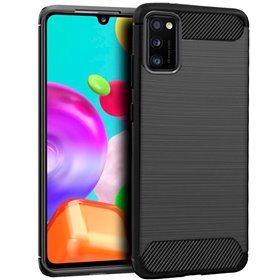 Capa COOL para Samsung A415 Galaxy A41 Carbono Preto