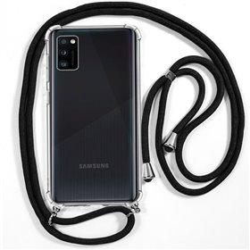 Capa COOL para Samsung A415 Galaxy A41 Cordão Preto
