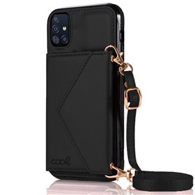 Capa COOL para Samsung A515 Galaxy A51 Carteira Preto