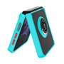 Capa COOL para Samsung F926 Galaxy Z Flip 3 Hard Ring Azul Céu