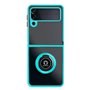 Capa COOL para Samsung F926 Galaxy Z Flip 3 Hard Ring Azul Céu