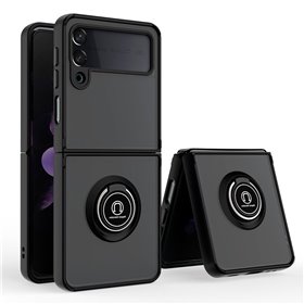 Capa COOL para Samsung F926 Galaxy Z Flip 3 Hard Ring Preto