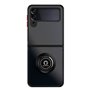 Capa COOL para Samsung F926 Galaxy Z Flip 3 Hard Ring Preto