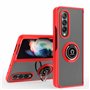 Capa COOL para Samsung F926 Galaxy Z Fold 3 Hard Ring Vermelho