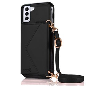 Capa COOL para Samsung G990 Galaxy S21 Carteira Preto