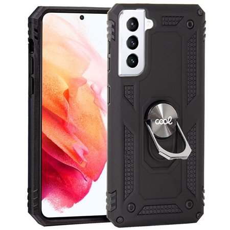Capa COOL para Samsung G990 Galaxy S21 Hard Ring Preto
