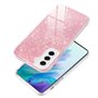 Capa COOL para Samsung G990B Galaxy S21 FE Glitter Rosa