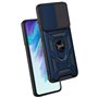 Capa COOL para Samsung G990B Galaxy S21 FE Hard Ring Marinho