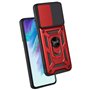 Capa COOL para Samsung G990B Galaxy S21 FE Hard Ring Vermelho