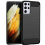 Capa COOL para Samsung G998 Galaxy S21 Ultra Carbono Preto