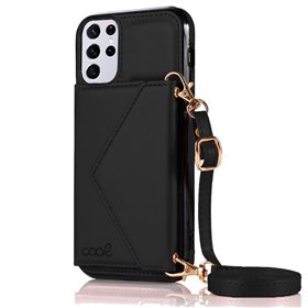 Capa COOL para Samsung G998 Galaxy S21 Ultra Carteira Preto