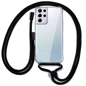 Capa COOL para Samsung G998 Galaxy S21 Ultra Cordão Preto
