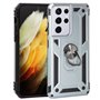 Capa COOL para Samsung G998 Galaxy S21 Ultra Hard Ring Prata
