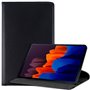 Capa COOL para Samsung Galaxy Tab S7 Plus / Tab S8 Plus Couro Sintético Preto 12.4 polegadas