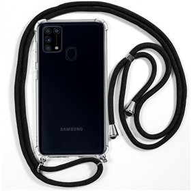 Capa COOL para Samsung M315 Galaxy M31 Cordão Preto
