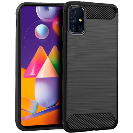 Capa COOL para Samsung M317 Galaxy M31s Carbono Preto