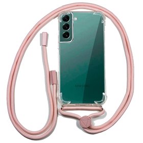 Capa COOL para Samsung S906 Galaxy S22 Plus Cordão Rosa