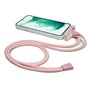 Capa COOL para Samsung S906 Galaxy S22 Plus Cordão Rosa
