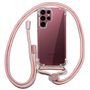 Capa COOL para Samsung S908 Galaxy S22 Ultra Cordão Rosa