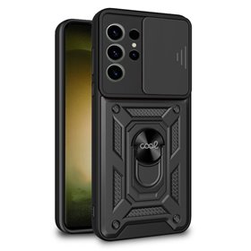 Capa COOL para Samsung S918 Galaxy S23 Ultra Hard Ring Preto