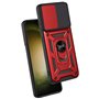 Capa COOL para Samsung S918 Galaxy S23 Ultra Hard Ring Vermelho