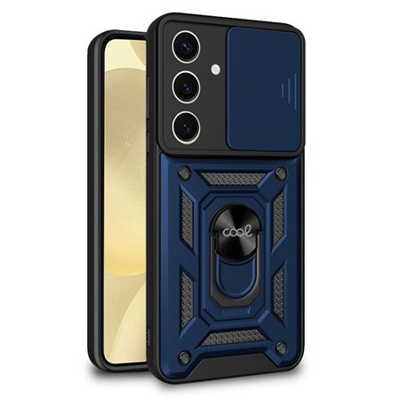 Capa COOL para Samsung S926 Galaxy S24 Plus / S25 Plus Hard Ring Marinho