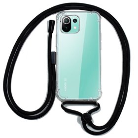 Capa COOL para Xiaomi Mi 11 Lite / Mi 11 Lite 5G Cordão Preto
