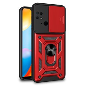 Capa COOL para Xiaomi Redmi 10C Hard Ring Vermelho