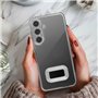 Capa COOL para Xiaomi Redmi 13C / 13C 5G / Poco C65 Borde Metálico (Prata)