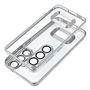Capa COOL para Xiaomi Redmi 13C / 13C 5G / Poco C65 Borde Metálico (Prata)