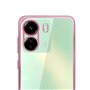 Capa COOL para Xiaomi Redmi 13C / 13C 5G / Poco C65 Borde Metálico (Rosa)
