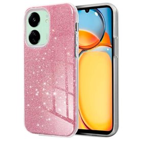 Capa COOL para Xiaomi Redmi 13C / Poco C65 Glitter Pink