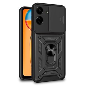 Capa COOL para Xiaomi Redmi 13C / Poco C65 Hard Ring Preto