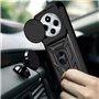 Capa COOL para Xiaomi Redmi 14C / Poco C75 Hard Ring Preto